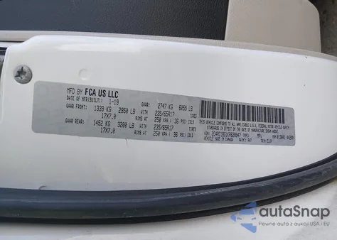 2019 Chrysler Pacifica Touring L z USA, uszkodzony, nr VIN 2C4RC1BG1KR628947